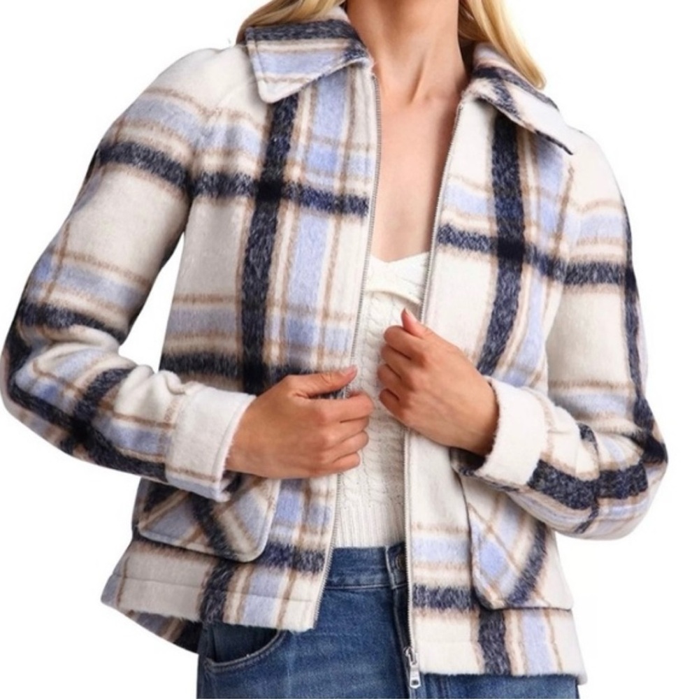 Plaid Bagatelle jacket Size large